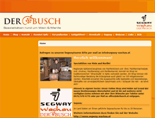 Tablet Screenshot of derbusch.at